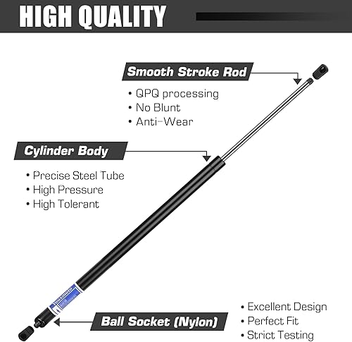 Miniatura 3 de Juego de 4 soportes de elevación para portón trasero 6110 y ventana 6607 para Nissan Pathfinder 2005-2013