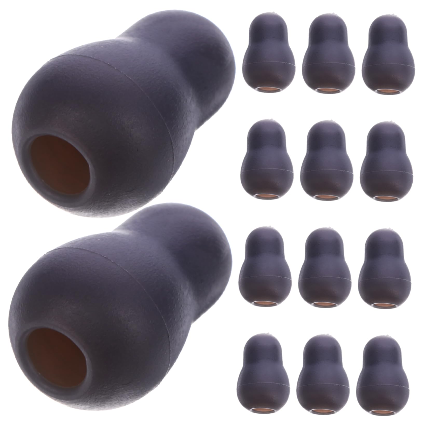 TOPBATHY 5 Series Para Los Estetoscopio Para El Oído Para Dormir Consejos Iii Reemplazo De Auriculares Auricular De Repuesto De Polivinilo Gris 10 Pares*5