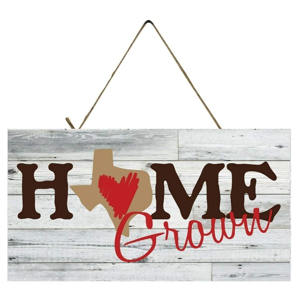 MISC HomeáGrownáTexasáHandmadeáWoodáSigná10 X 5" Farmhouse