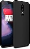 EasyAcc OnePlus 6 Funda, Funda Suave TPU Case Protectora Trasera Mate Delgada Carcasa - Negro EasyAcc OnePlus 6 Funda, Funda Suave TPU Case Protectora Trasera Mate Delgada Carcasa - Negro