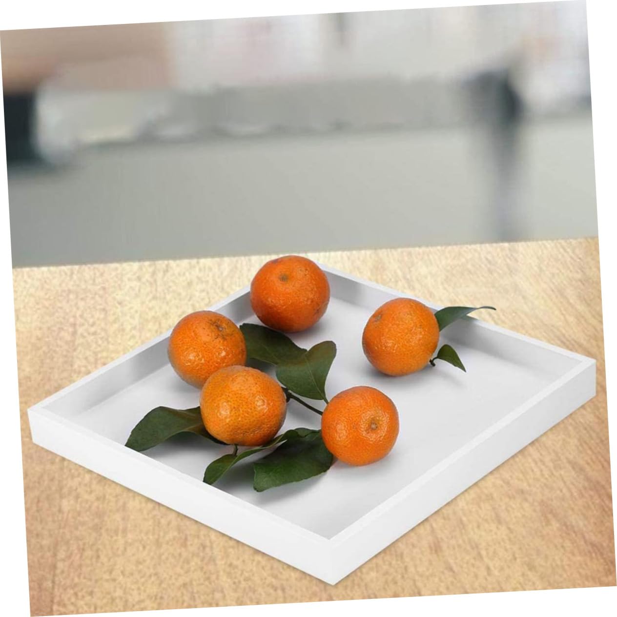 Plateau de Rangement Blanc en Polypropylène Résistant aux Produits Chimiques, Transportable, pour Outils et Petits Consommables de Laboratoire