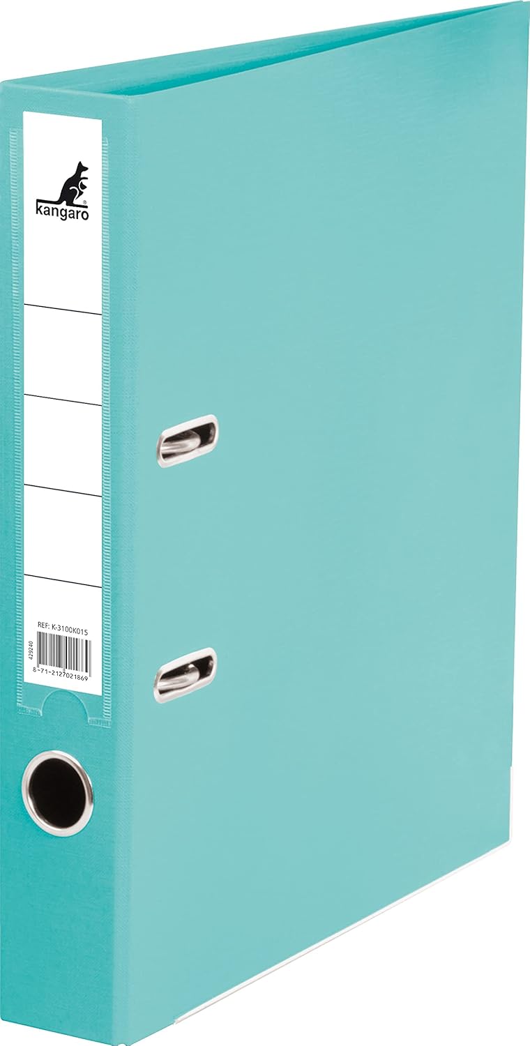 Kangaro Folder A4 2R 75 mm PP/PP Turquoise