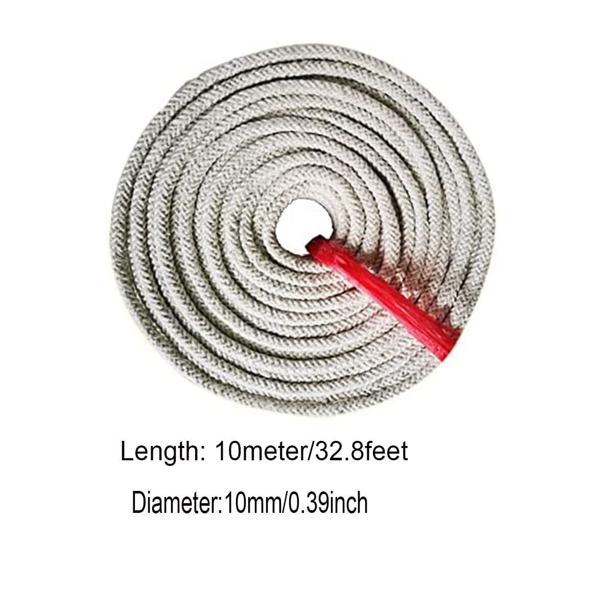 Feuerfestes Keramikfaserband, Dichtungsseil aus Keramikfaser, 6–50 mm x 10 m(Diamètre 22mmx10M)