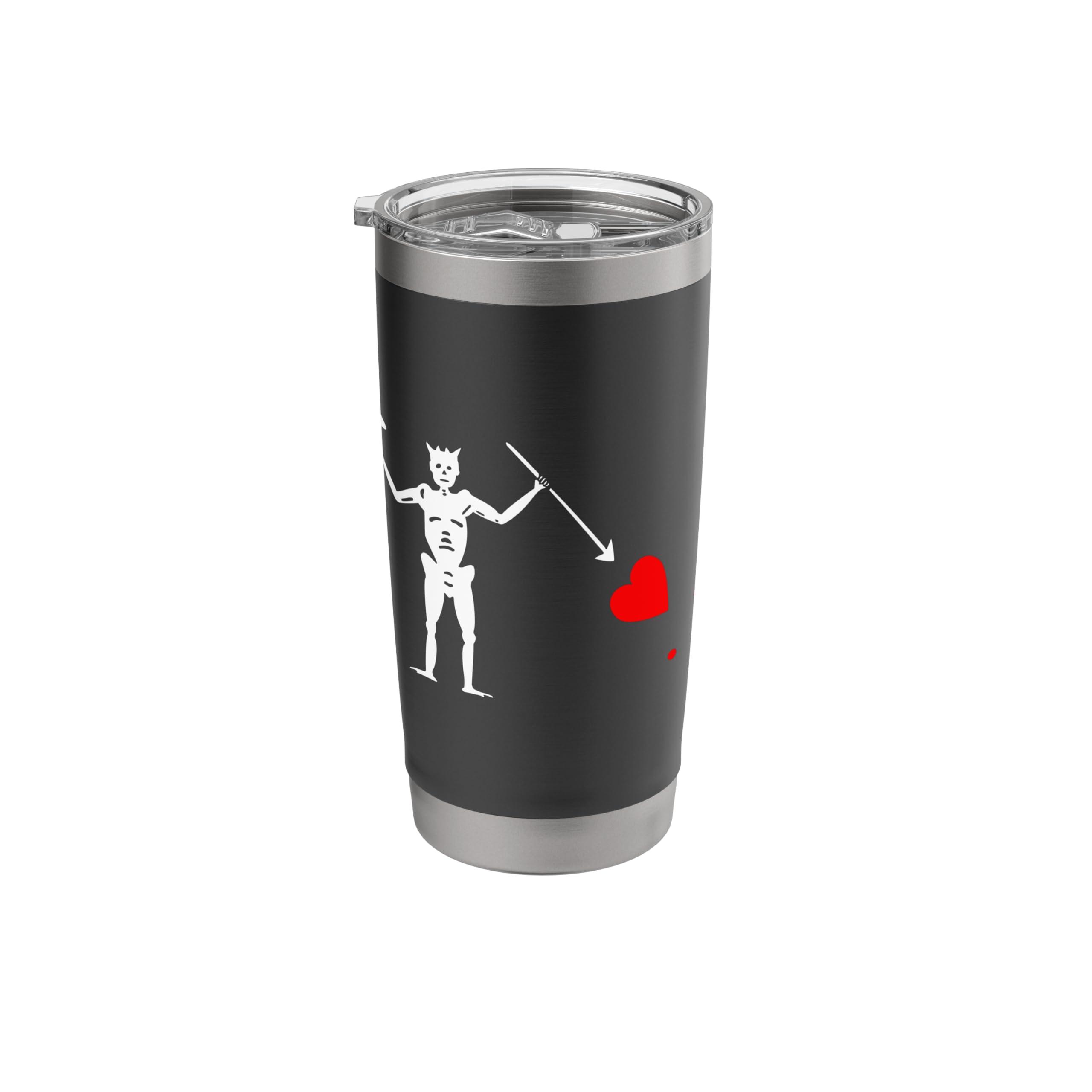 Blackbeard Jolly Roger Flag Stainless Steel Insulated Tumbler