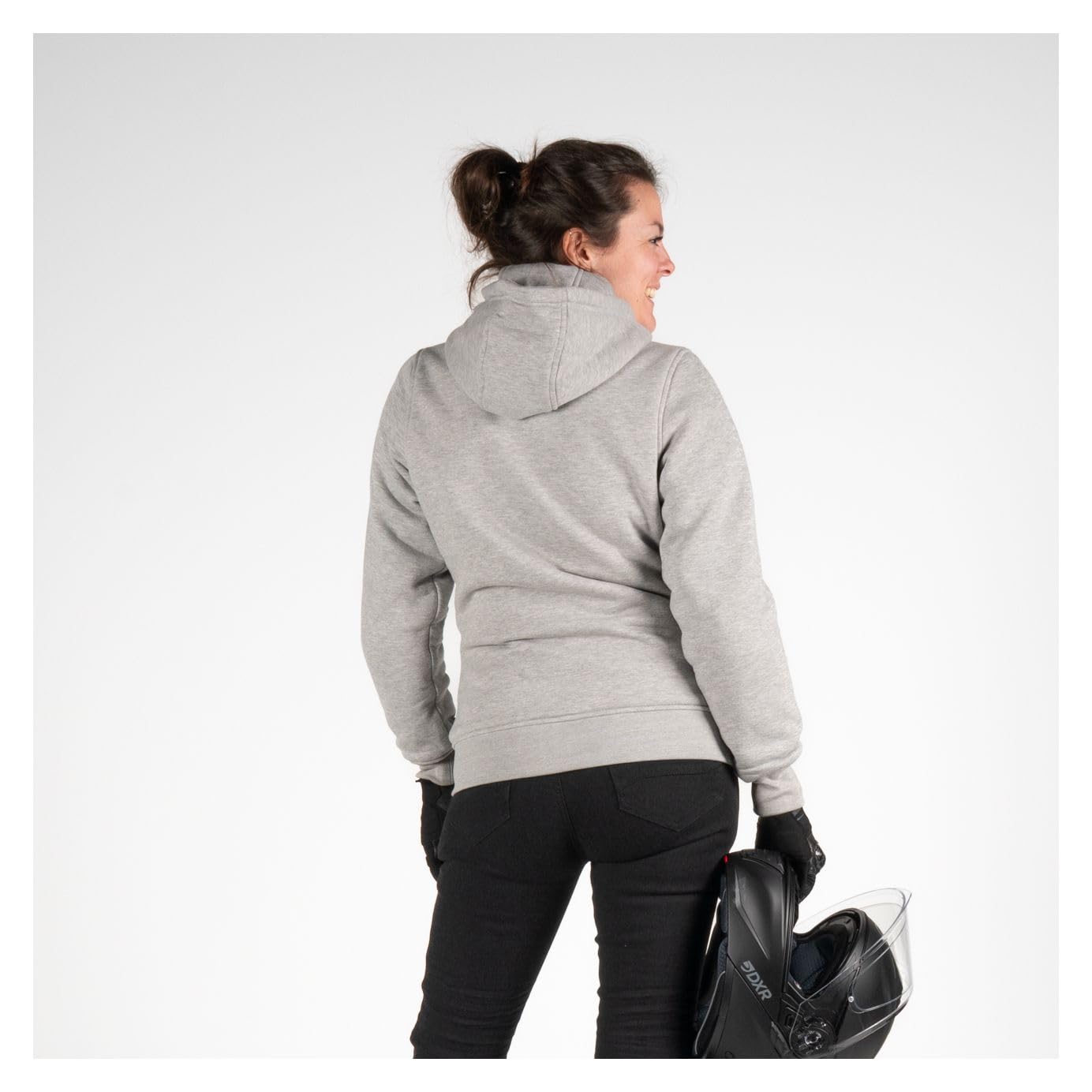 Sweat moto FLEEZ LADY Femme Homologué EN17092 A Mi-saison 42 | matière renforcée