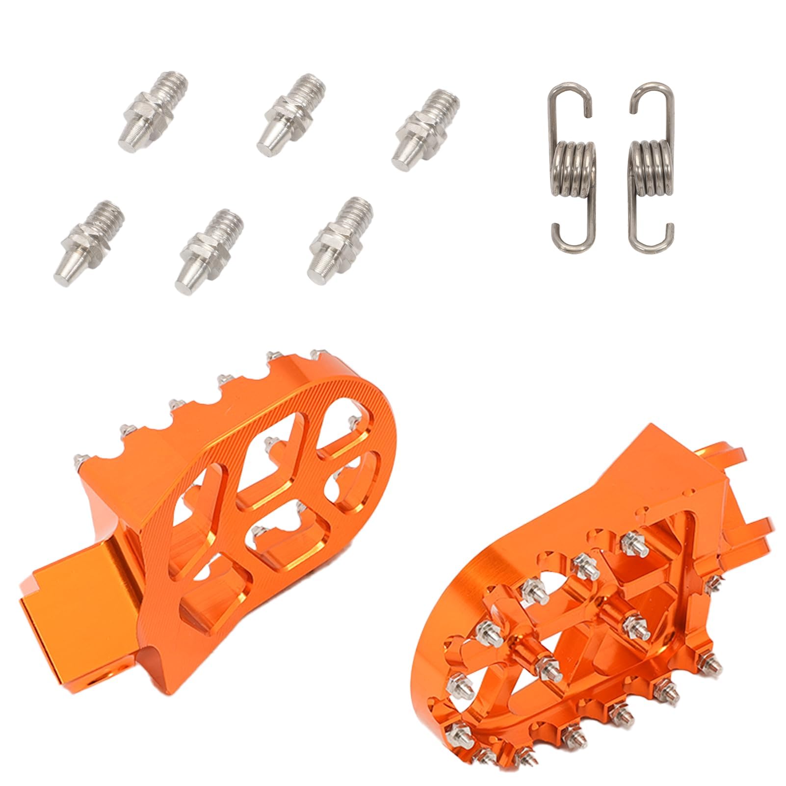Poggiapiedi in alluminio per moto KTM SX-E EXC 2 pezzi