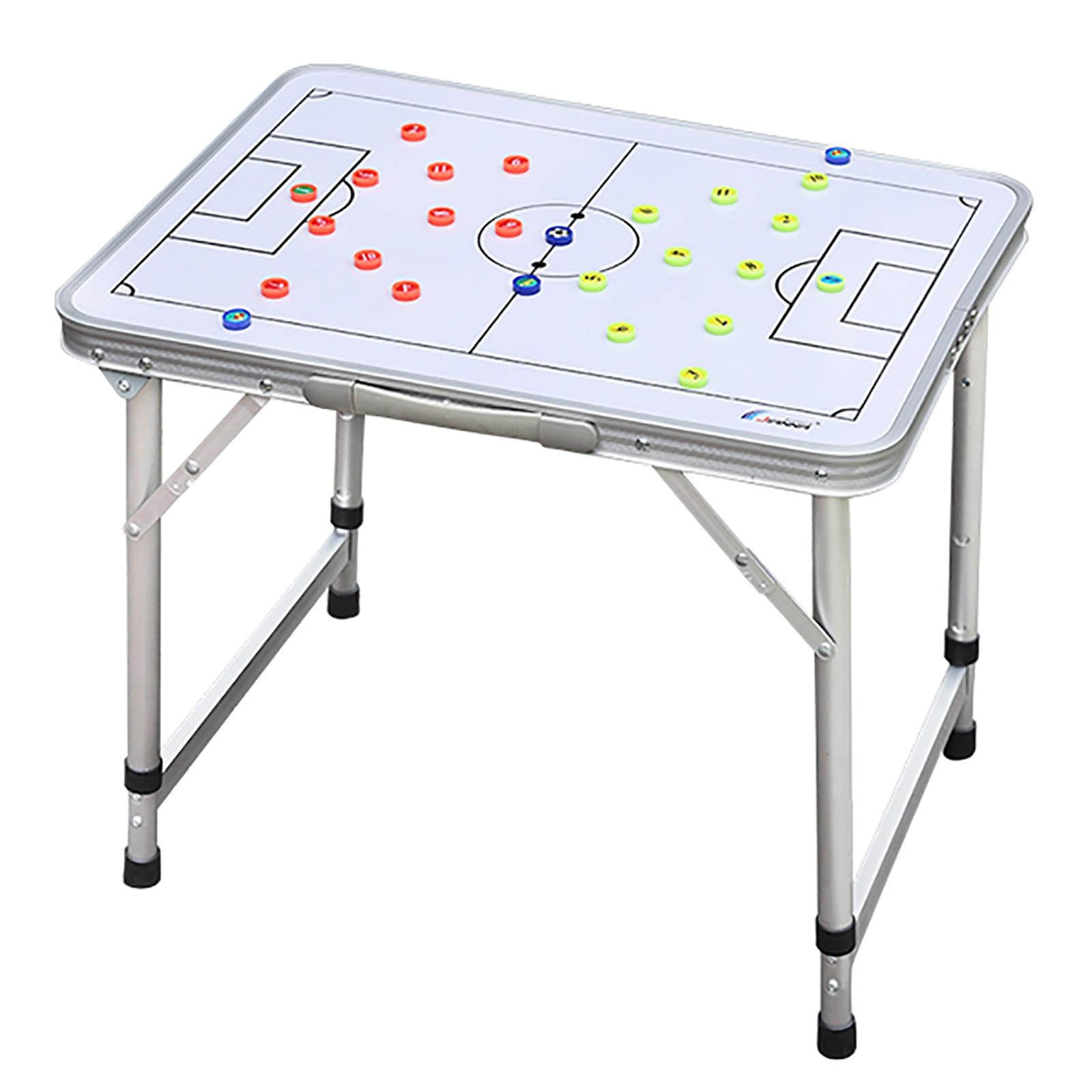 Lavagna Calcio per Insegnare e Formazione, Lavagna Tattica Magnetica Calcio, Design Pieghevole, Facile da Trasportare, Robusto e Durevole, Adatto per l'allenamento(White)