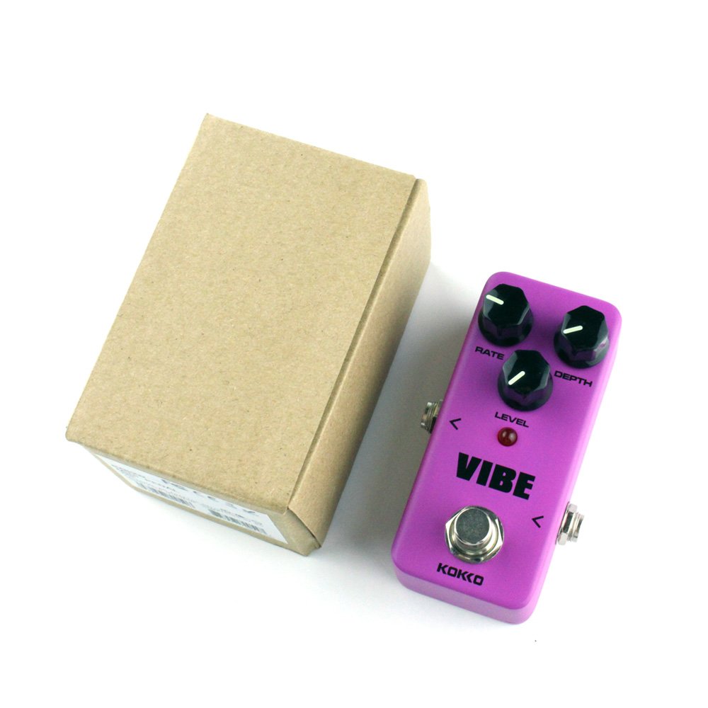 Kokko E-Gitarre Effektpedal True Bypass Vollmetallgehäuse (VIBE)