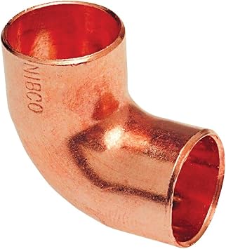 Elkhart Products 107CR 3/4X1/2 3/4-Inch by 1/2-Inch 90-Degree Copper Elbows