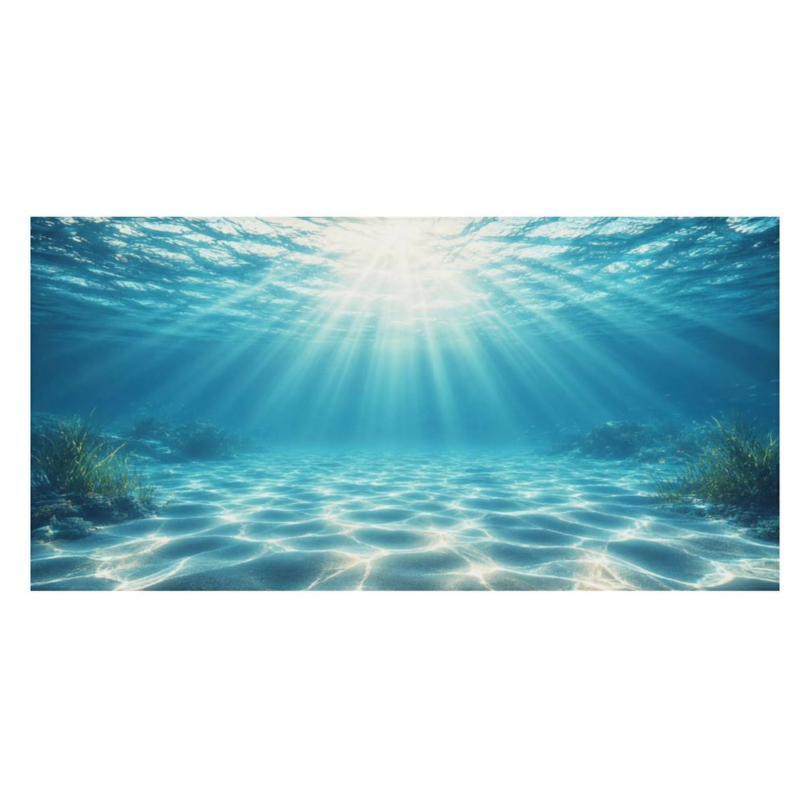 Anceky Underwater Ocean Sunlight Scene Oversized Beach Towel Quick Dry Sand Free Microfiber Travel Towel Lightweight Multi Purpose Beach Blanket Pool Gym Bath Towel 63x31 in