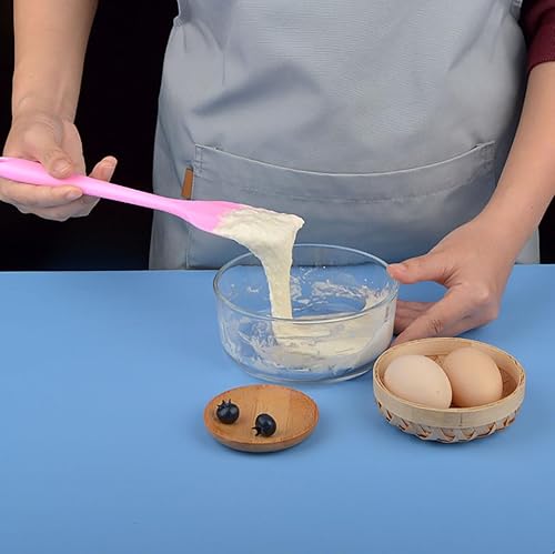 Miniatura 4 de Juego de espátulas de silicona, 8 espátulas de goma resistentes al calor para cocinar, hornear, mezclar, juegos de utensilios de silicona para