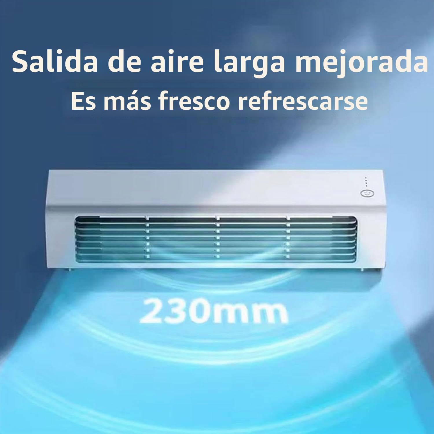 CoolBreeze Pro 2.0 Portable Air Conditioner Fan – Wireless Bladeless Design(1 PCS White)