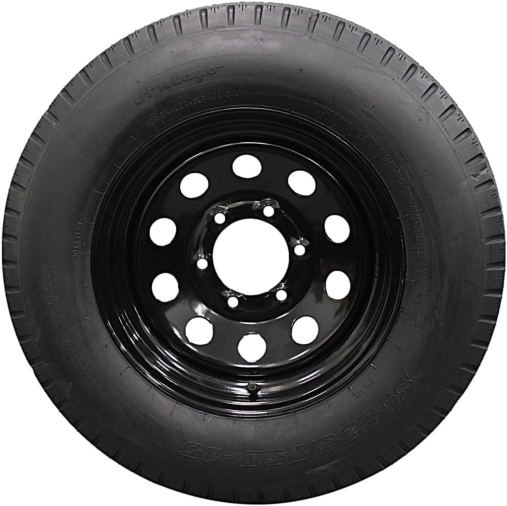 (Set of 4) Antego Tire and Wheel 225/75D15 Trailer Tire – Reinforced 8-Ply Design, 15.0-Inch Rim – Built for Long-Distance Hauling & Stability | A15604520096208ST22575D15-B4