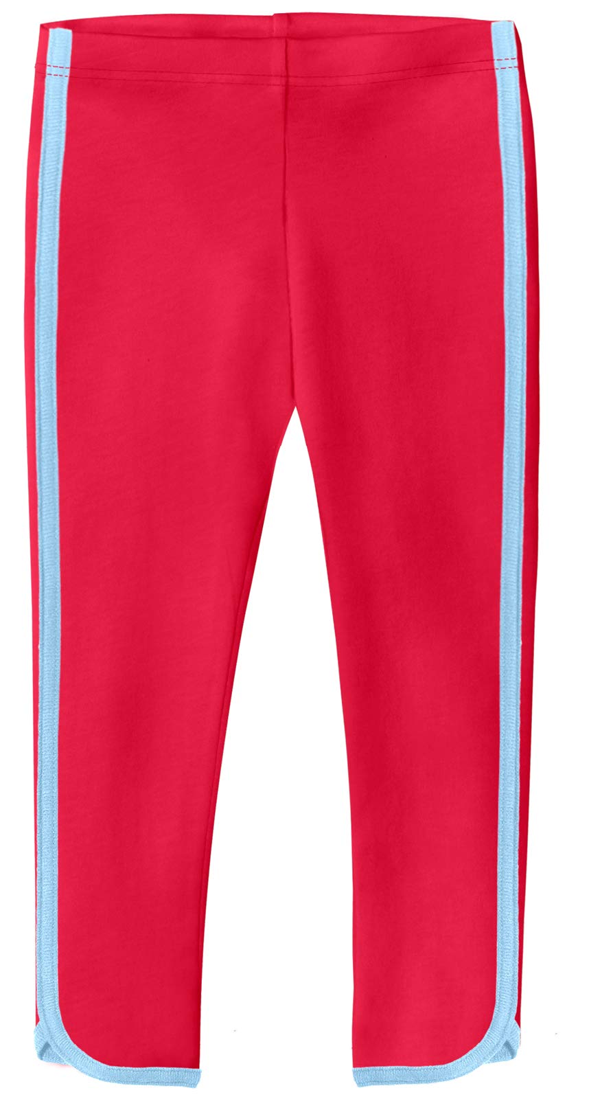Made in USA Girls 100 Cotton Crop Capri Calf Summer for Yoga Sports Fitness Play School SPD Sensory