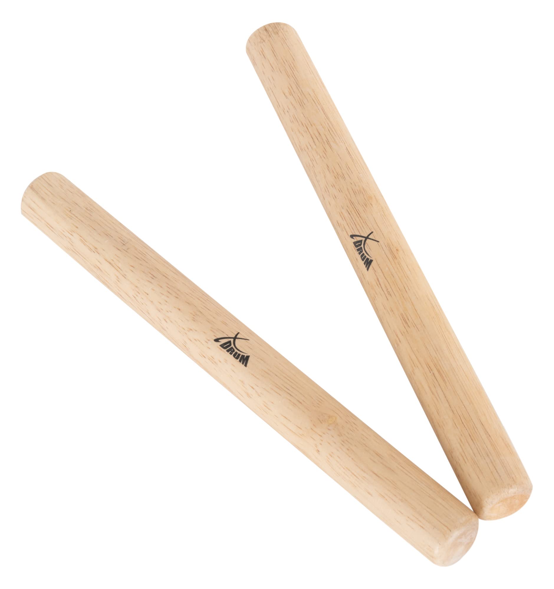 XDrum CG-250 Claves In Legno Di Albero Della Gomma - Strumento Musicale Ritmico 25cm - Foto 12