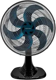 Ventisol Ventilador de Mesa Oscilante, Turbo 6 Pás Premium, Azul, 40cm, 127V