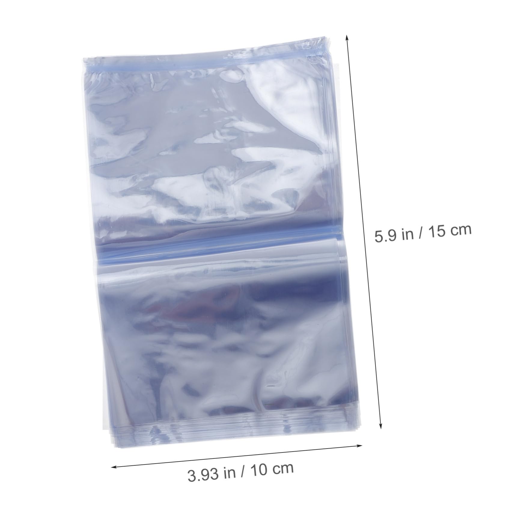 KICHOUSE 100 Pcs Shrink Bag Heat Shrinkable Film Clear Bags for Packaging Heat Shrink Film Shrink Wraps for Bottles Laminating Film Bags Shrink Machine Bags for Soap Shrink Film Bags