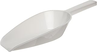 Dynalon 607135 Polyethylene 350mL Flat Bottom Lab Sampling Scoop (Case of 6)