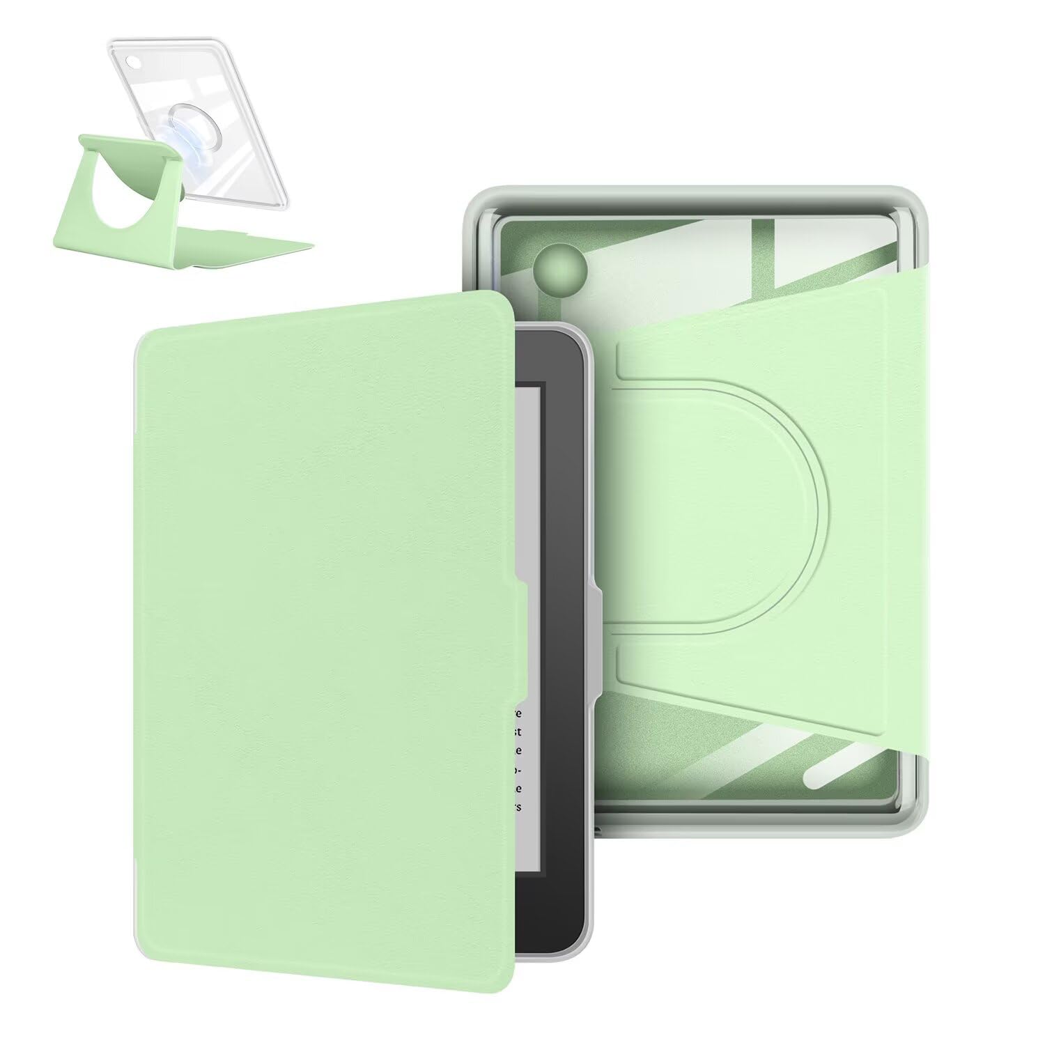 Magnetic Detachable Case Case for 7" Kobo Libra 2 2021 Released, Ultra Clear Soft Flexible Transparent Acrylic Back Cover with Auto Sleep/Wake for Kobo Libra 2 — view 21