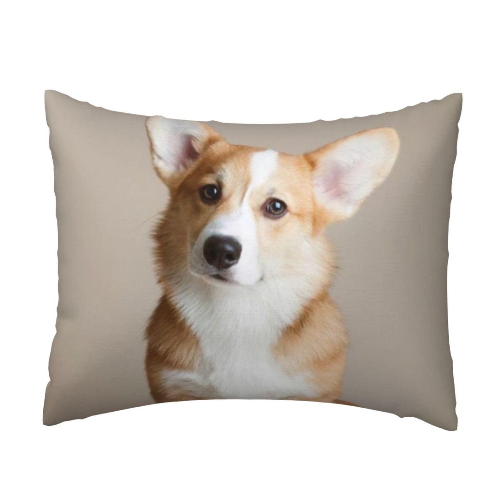 WSHFFILO Dog printed Pillow Case 20x26in Decorative pillowcase Throw Pillow Cover