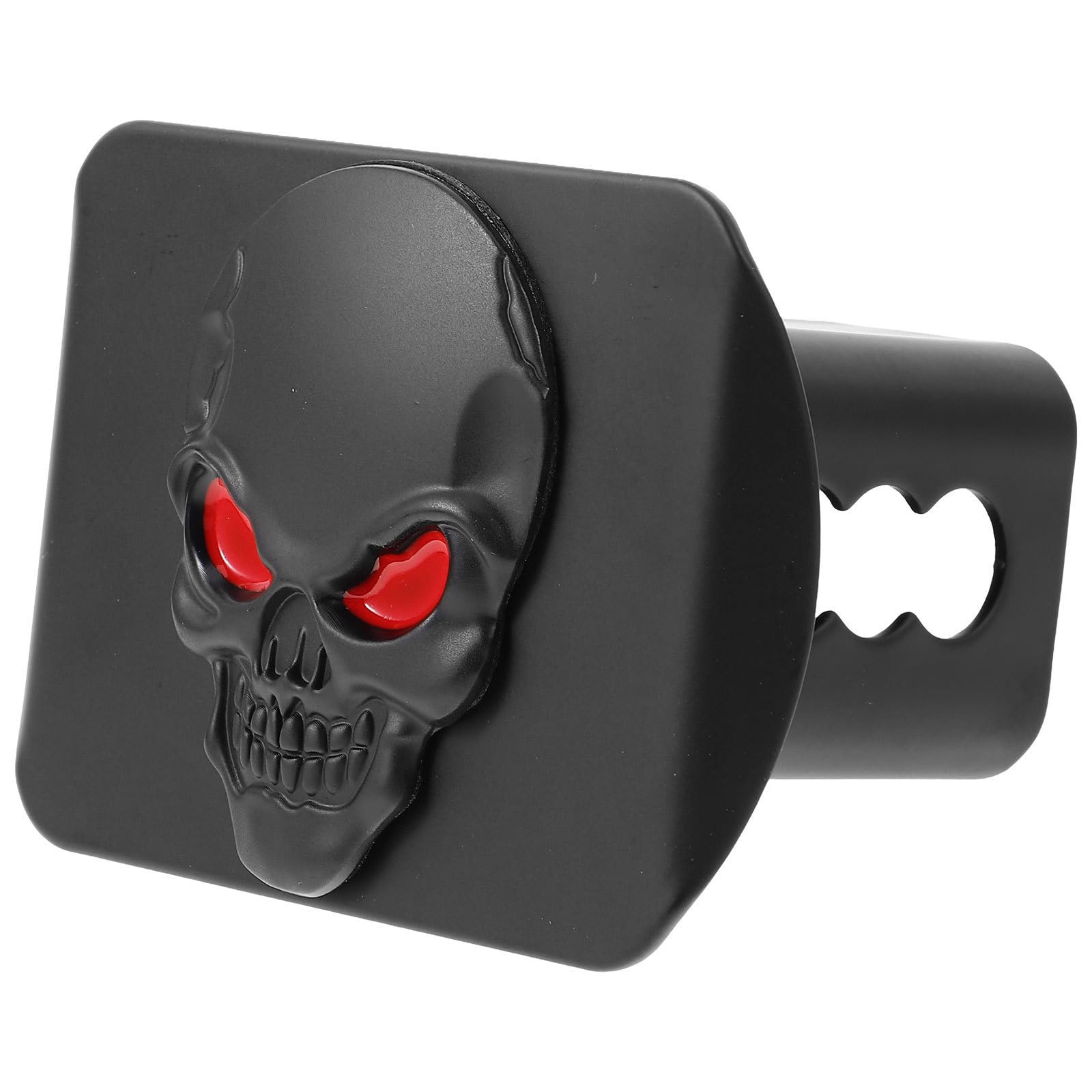 Anhängerkupplungsabdeckung Schnell Montiert aus Metall Totenkopf, für Lkws