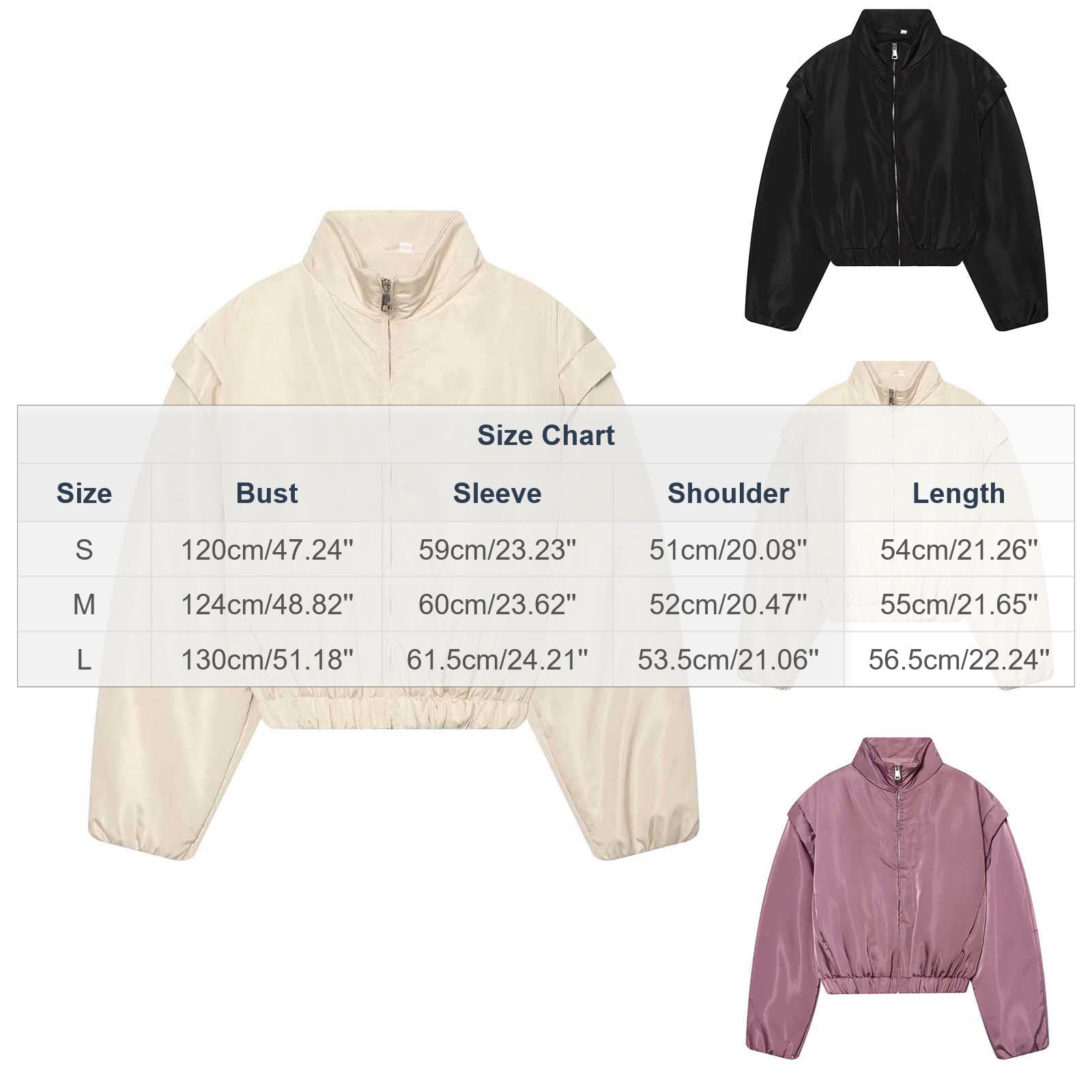 Jamicy Veste Femme Y2K Chic Vêtements Hiver Casual Bombardier