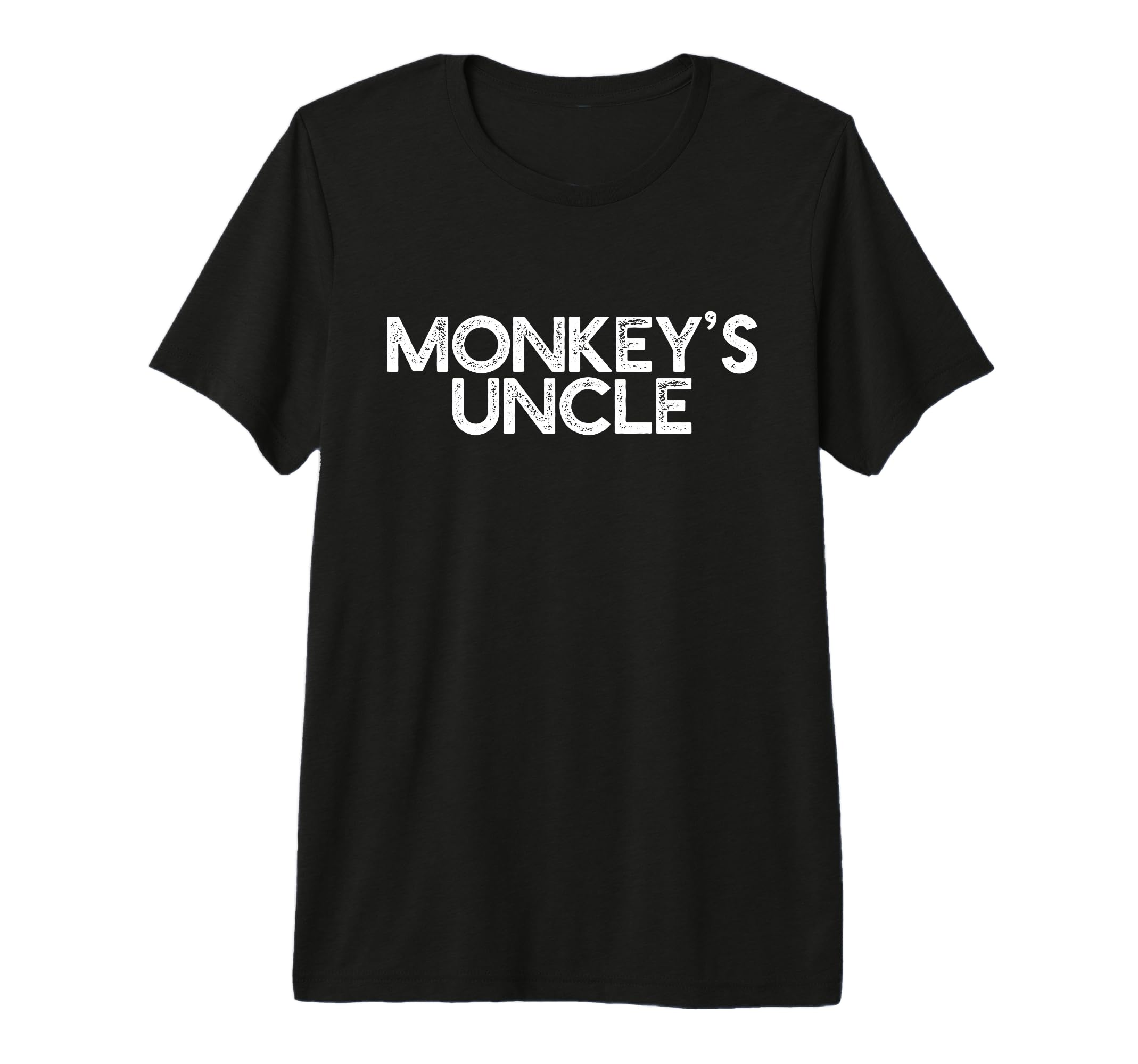 MONKEY'S UNCLE Matching Nephew Niece Kid Funny Family Meme Premium T-Shirt