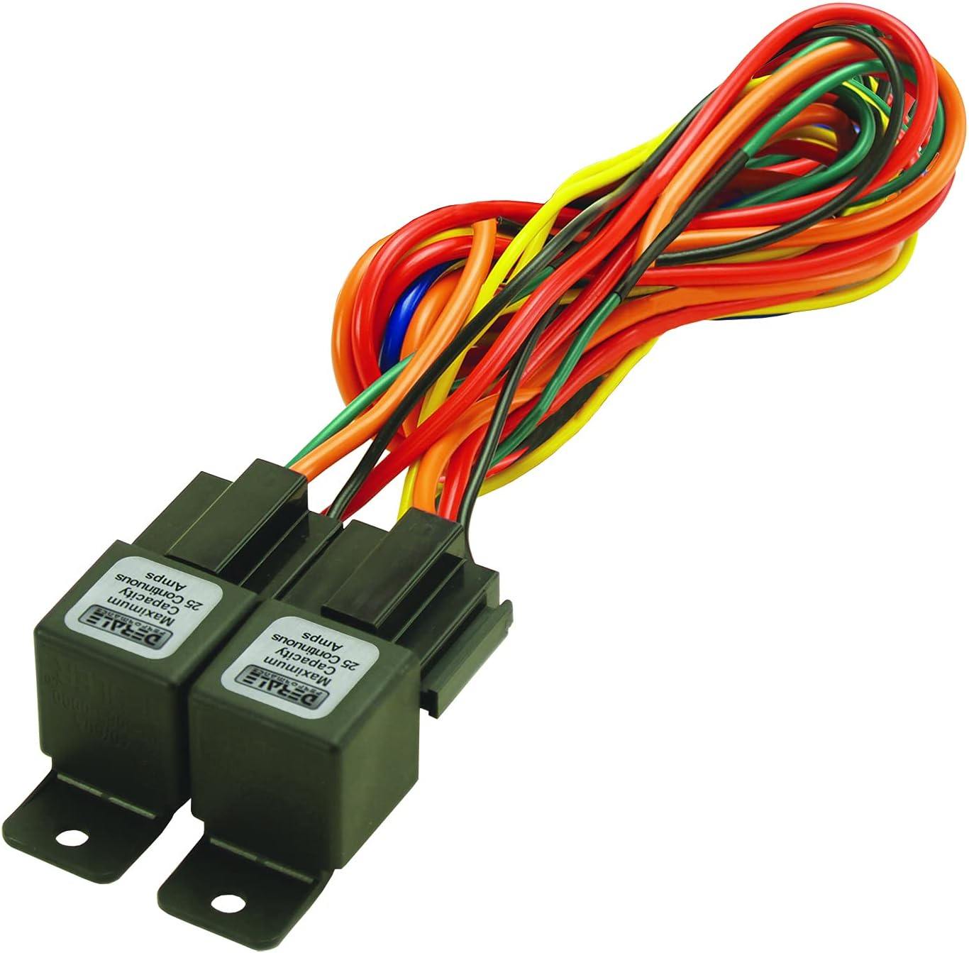 Derale 16765 Electric Fan Dual Relay Wire Harness, Black