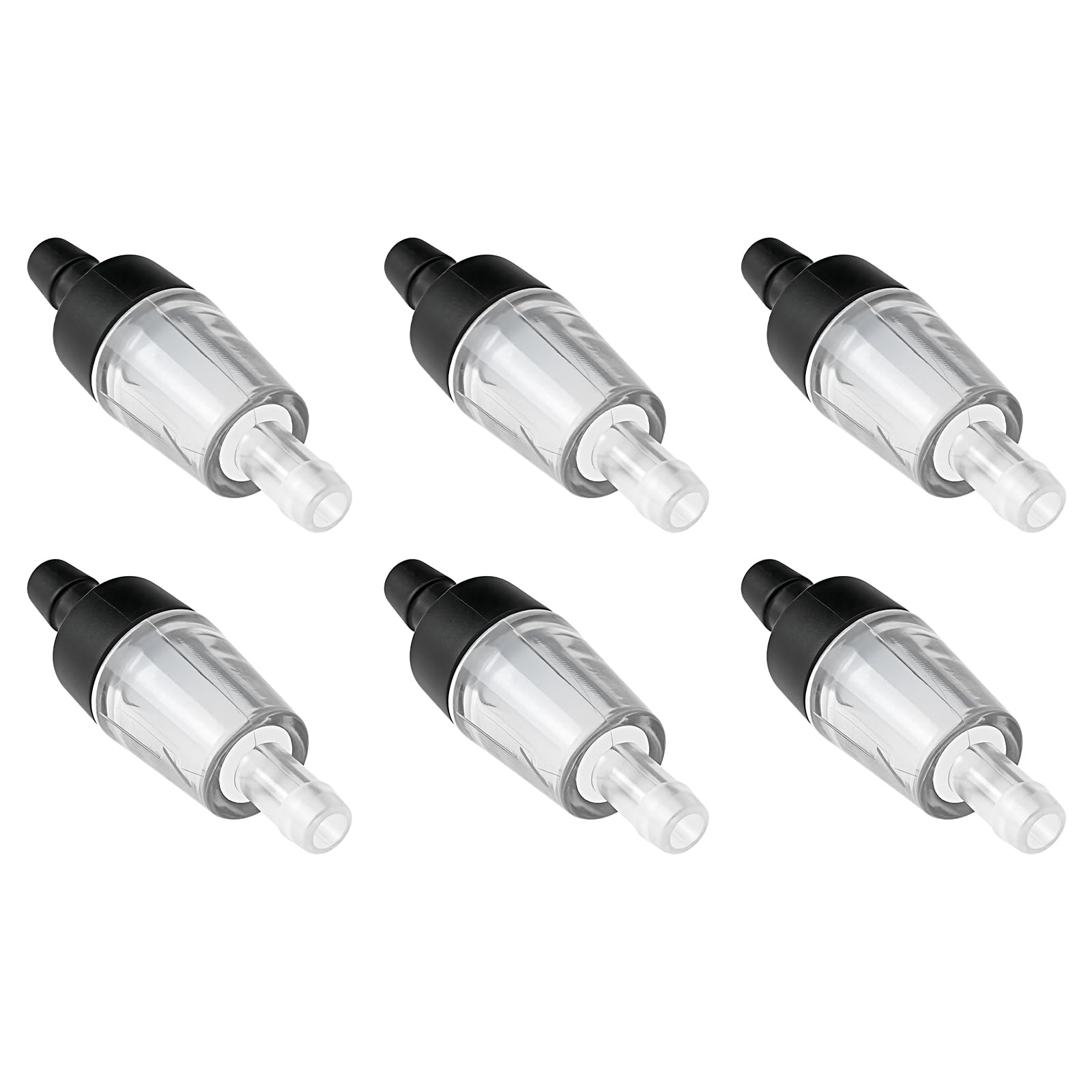Emagtech Black 30Pcs 4Mm Air Pump Check Valves 43X13mm Suitable For Fish Tank Aquarium