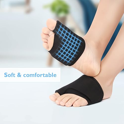 Miniatura 4 de Paquete de hielo en el antepié, alivio del dolor de pies para terapia de frío y calor, gel para hinchazón, fascitis plantar, ampollas, juanetes,