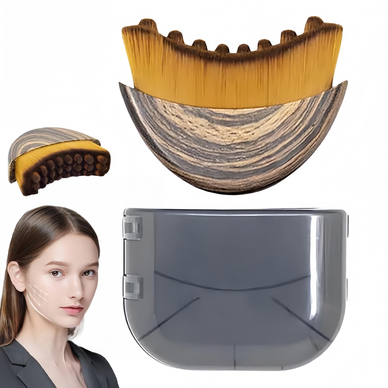 Xfopz Lymphatic Contour Face Brush, Dry Brushing Face Brush, Lymphatic Drainage Massager for Face, Chin & Jawline Sculpting, Ergonomically Designed to Fit The Skin Precisely and Relieve Fatigue-image-21