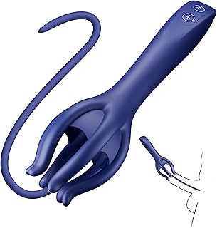 Male Masturbator Sex Toys for Men-Urethral Sounds Male Sex Toy with 5.83 Inch Length Dilator & 10 Ultra Vibrating & 360° Tentacle Core Wrap Machine Vibrator Stroker for Adult Sex Toys & Games