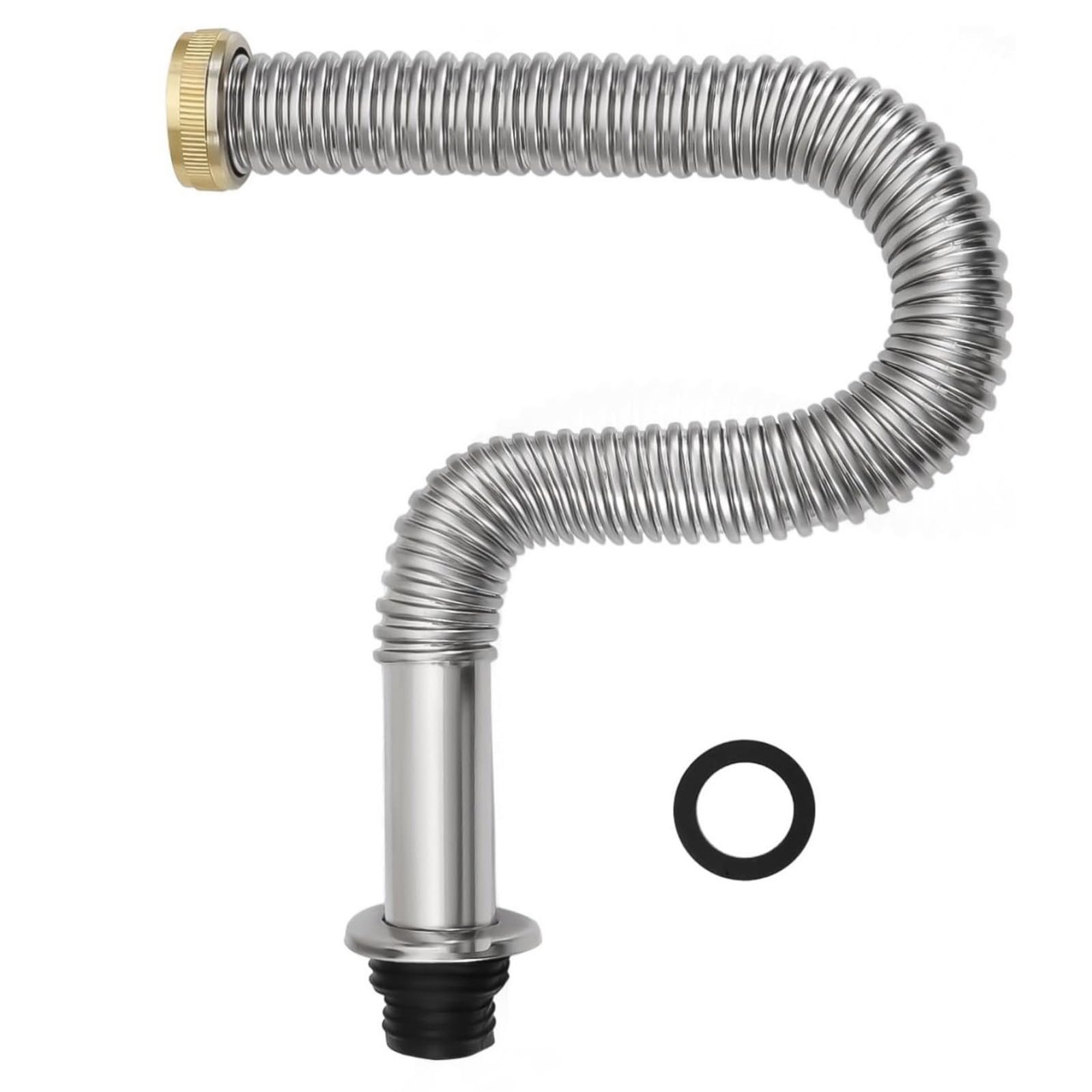 Kaeltsyn Multicolor Good 304 Stainless Steel Drain Pipe With Quickly Release Single-Trough Hose For Easy Maintenance Single-Trough Hose