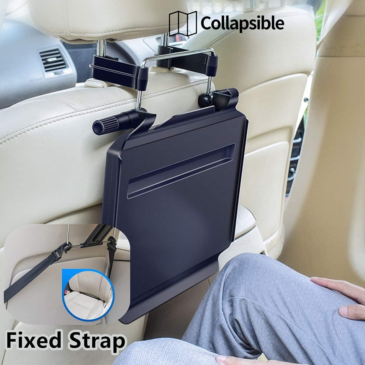 1 Pc Tavolo Volante Sedile per Ducato Boxer Jumper 2006-2023 | offrendo una superficie di lavoro o pranzo stabile e sicura, ideale per soste, ottimizzando lo spazio nell'abitacolo