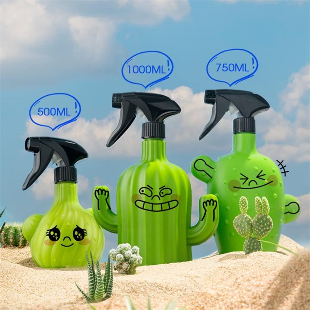 Cactus arrosoir pulvérisateur Bouteille Porter Anti-Fuite Fabrication Fine arrosage Plante (Taille : 750 ML) (500 ML)
