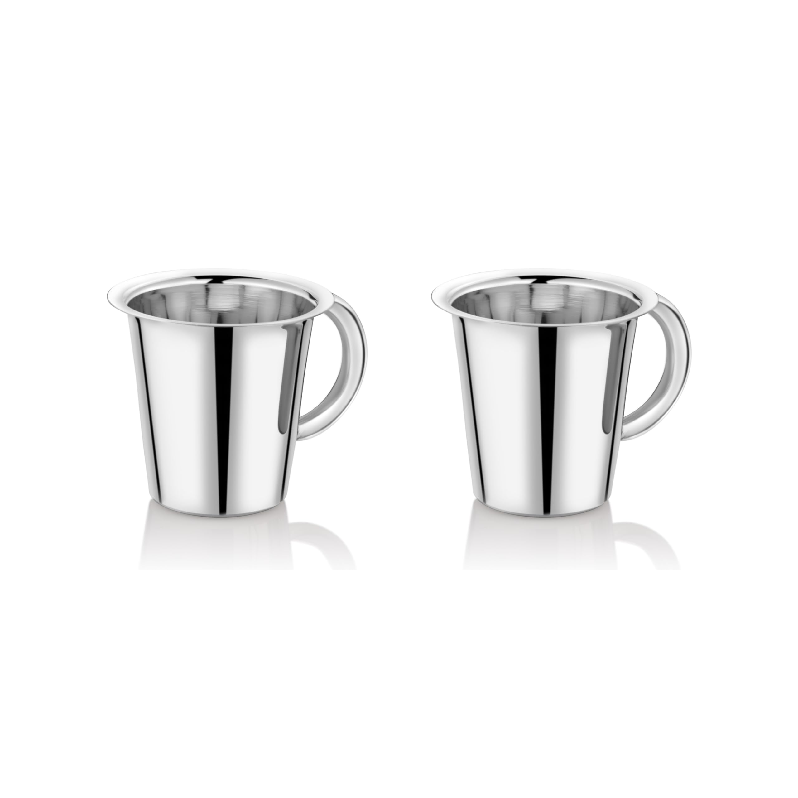 Buy EMBASSY Stainless Steel Premium 22-Gauge Rampatra Coffee Glass
