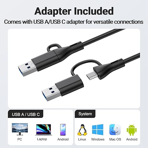 Miniatura 5 de INGA Altavoces de computadora para PC de escritorio, barra de altavoz de monitor USB con clip, altavoces de escritorio con cable con sonido estéreo