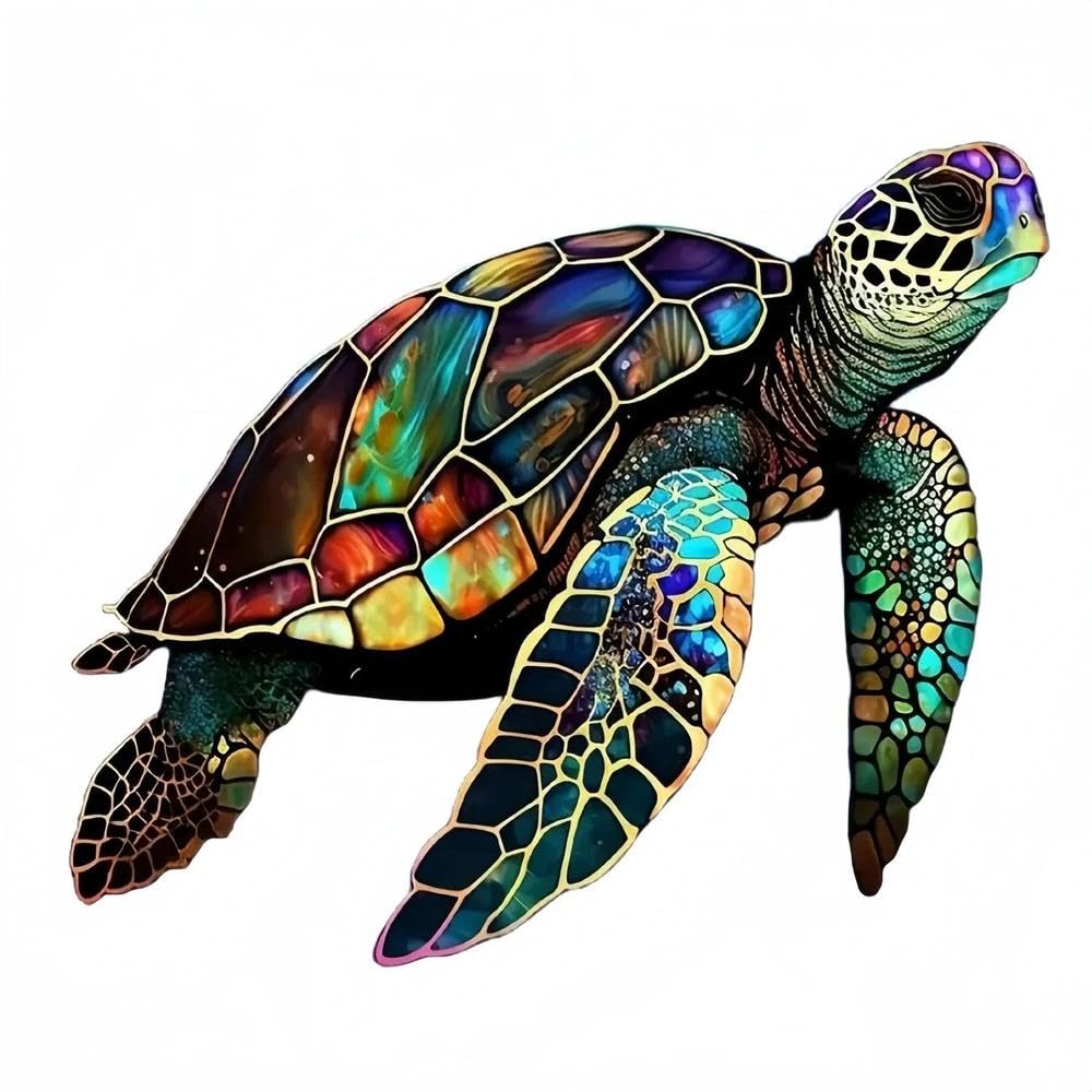Effect Colorful Sea Turtle Car Stickers Decal Exterior Decorative Accessories Used for Car