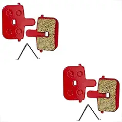Kit 2 Pares Pastilha Freio Disco Bicicleta Quadrada Potente Segura Durável Instalação Fácil