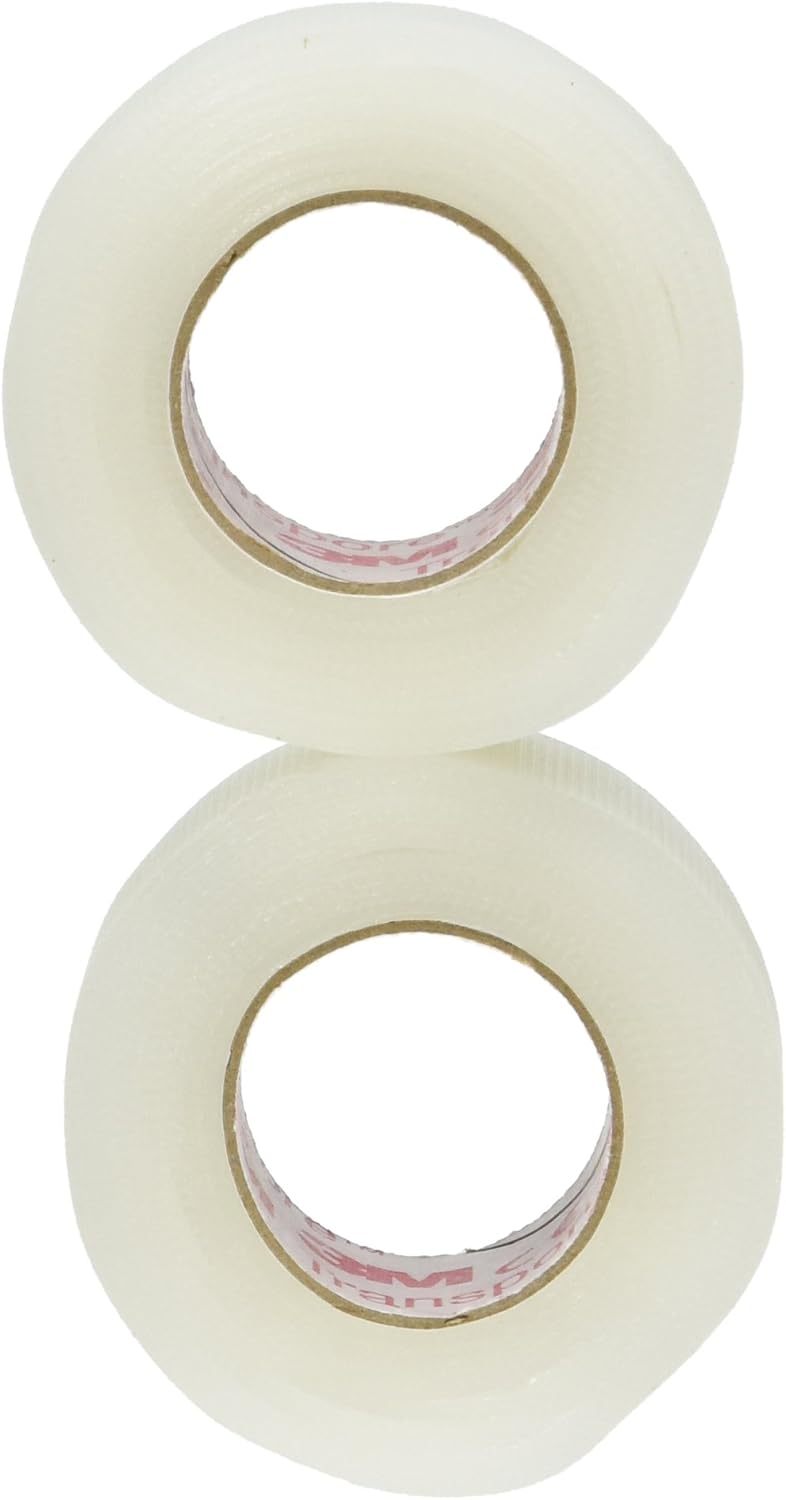 Transpore Clear Wide First Aid Tape, 2 Count : Health & Household