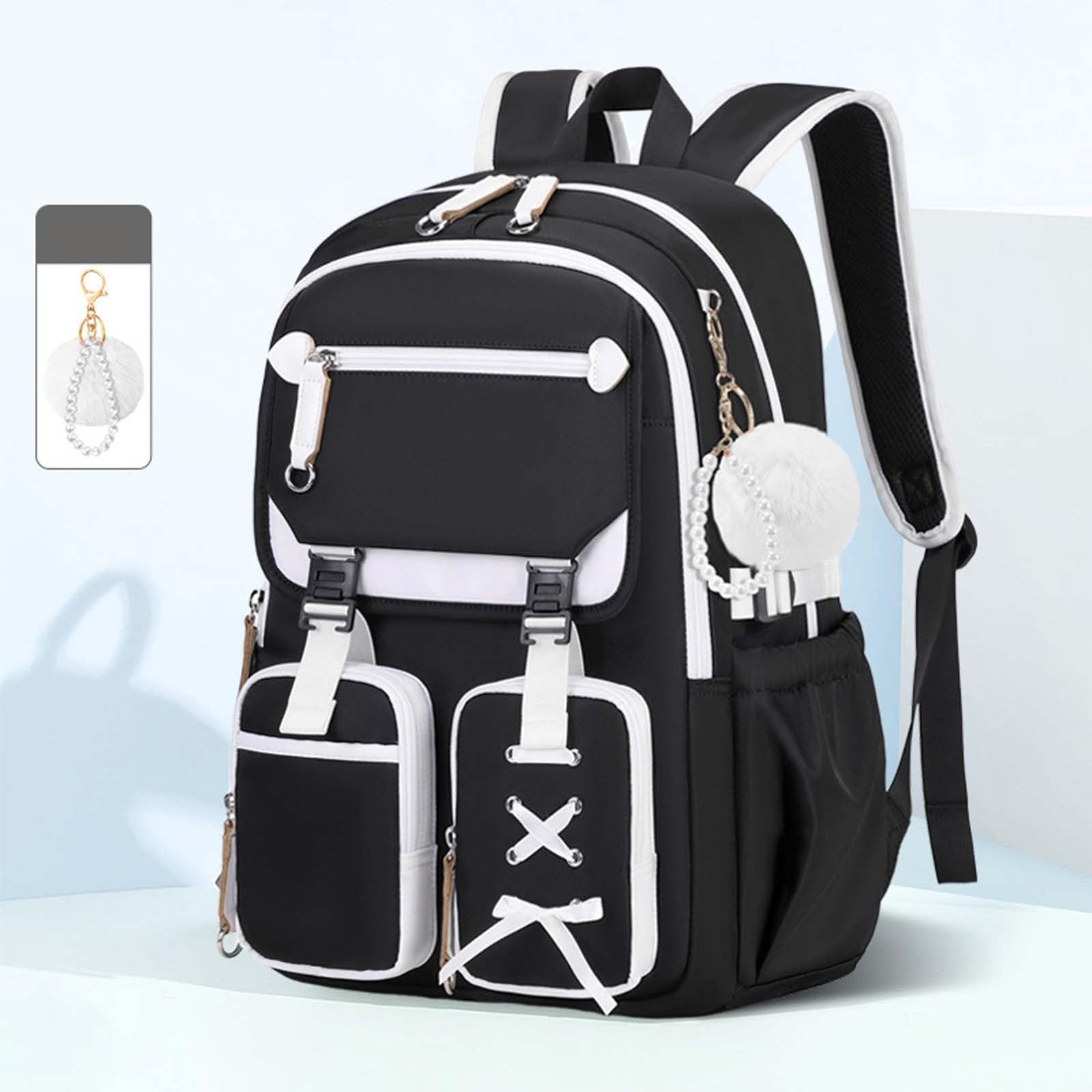 Zaino Scuola Elementare Bambina, Zaino Bimba Asilo Zainetto Asilo | Zaino Scuola Ragazza medie Tinta Unita E Minimalista Zaini Elementare Moderno E Alla Moda Back To School