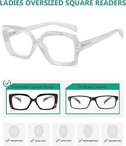 Miniatura 4 de Eyekepper Paquete de 4 lentes de lectura para mujer - Lectoras de mujer +1.75