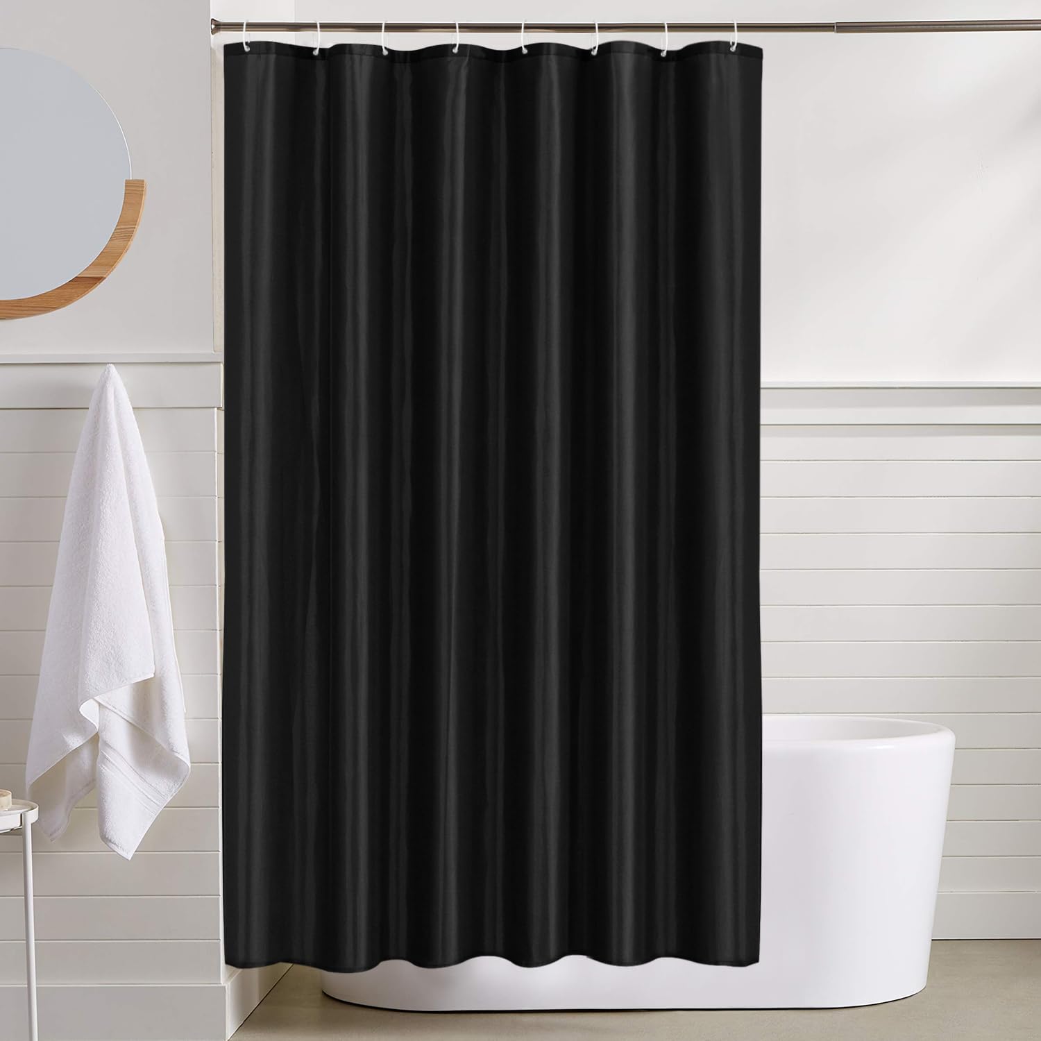 Rideau de douche en polyester textile