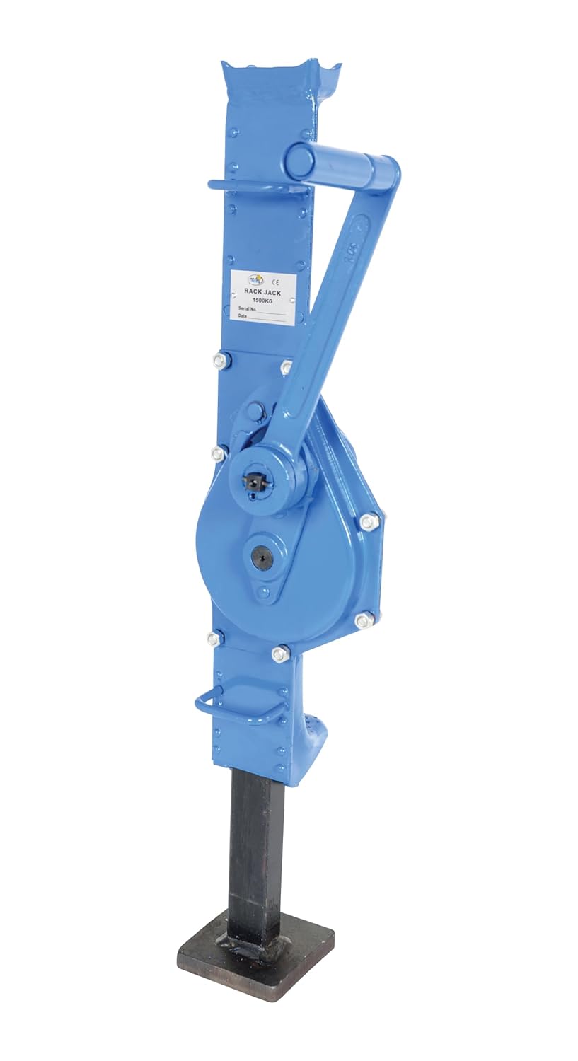 Vestil MMJ-3 Mechanical Machinery Jack 13-3/16 in. x 10-15/16 in. x 35-7/16 in. 3000 Lb. Capacity Blue