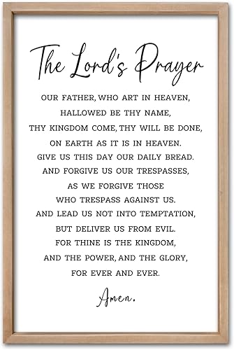 Miniatura 11 de Letrero con texto en inglés "I Still Remember the Days I Prayed" de 32 x 12 pulgadas, decoración de pared grande para sala de estar, placa enmarcada