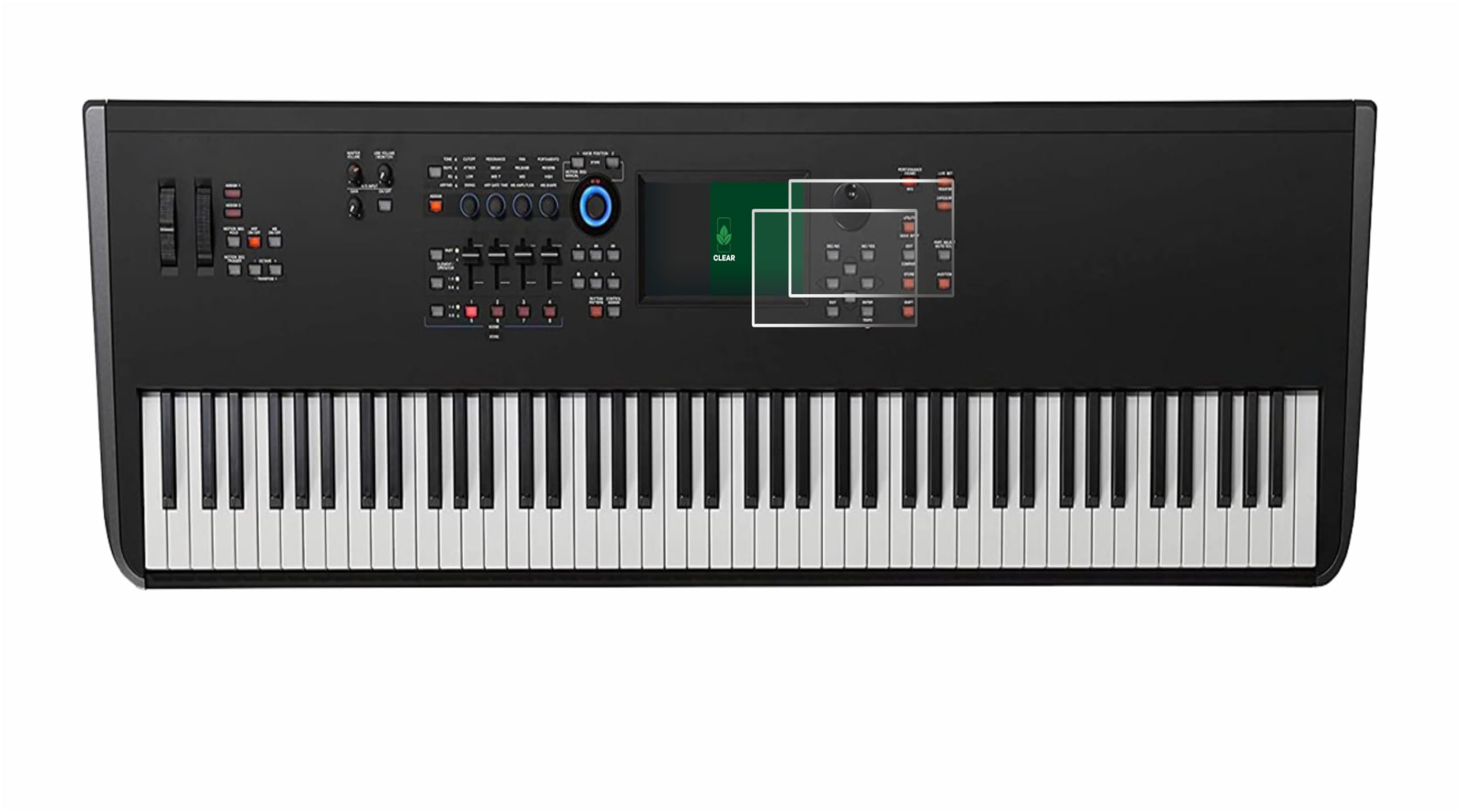 ScreenLeaf (2 Pack Screen Protector Compatible with Yamaha MODX8+ [Sustainable Screen Protection, Clear, Anti-Scratch]