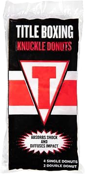 Title Boxing Knuckle Donuts - Knuckle Protection, Knuckle Guards, Hand Wraps, Fist Guards, Boxing Knuckle Guards, MMA Knuckle Protection, Hand Wrap Padding