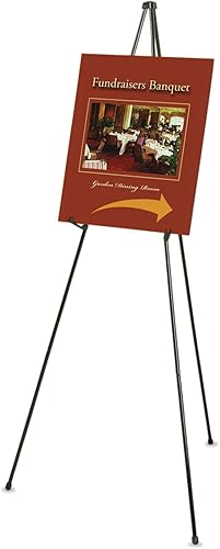 Quartet 27E - Caballete de servicio pesado, 15 a 63 pulgadas de alto, soporta hasta 10 libras, color negro