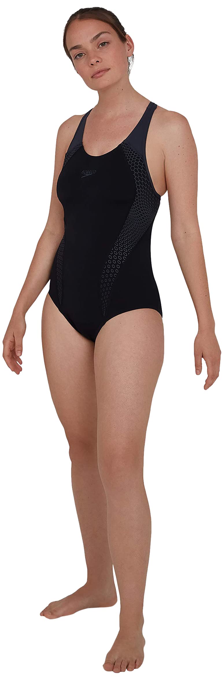 Speedo Damen Fit Laneback Badeanzug
