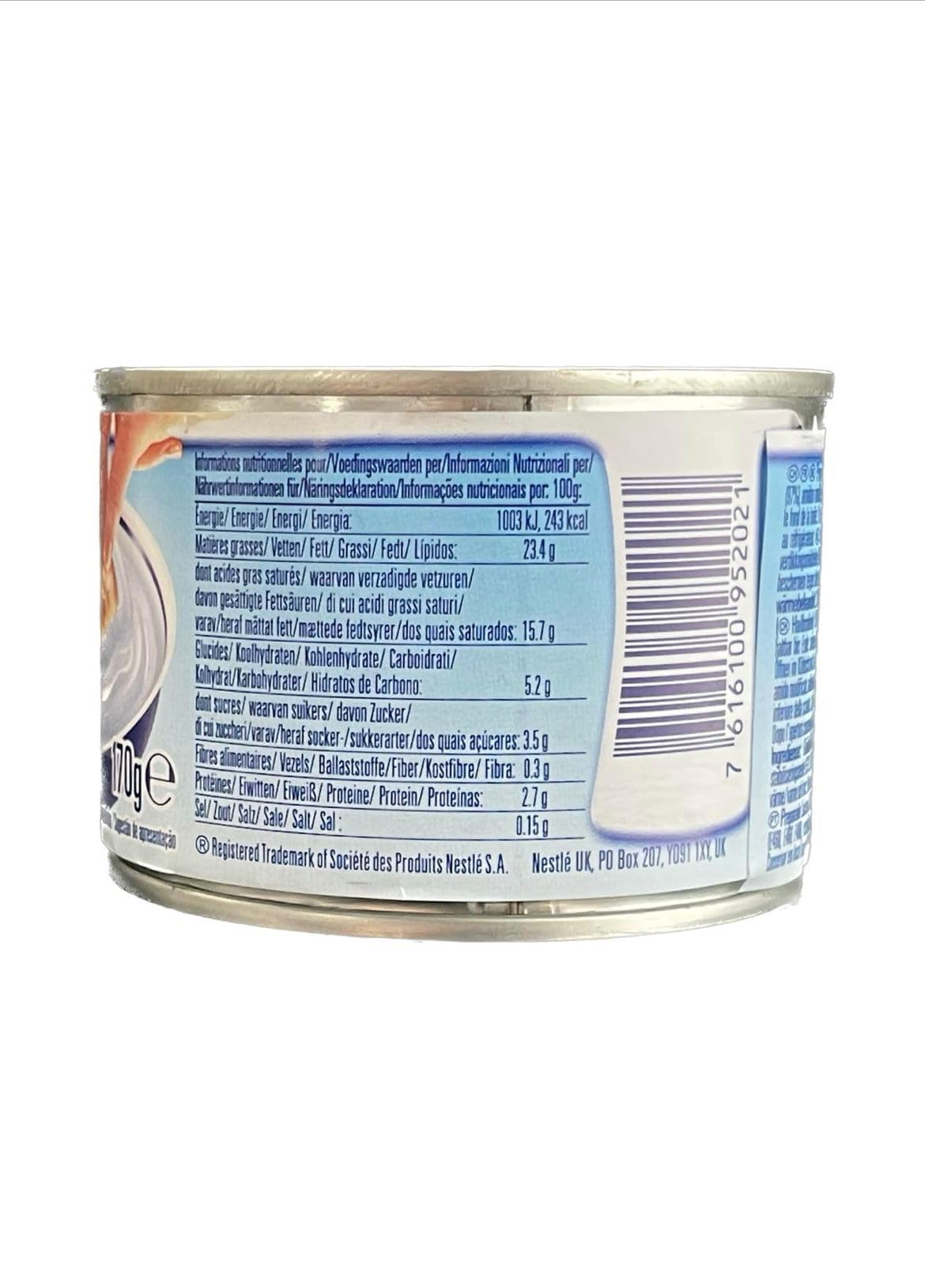 Kaymak Pamai Pai® Lot de 4 x 170 g de crème au lait Nestle Crème de dessert Crème au lait Puto